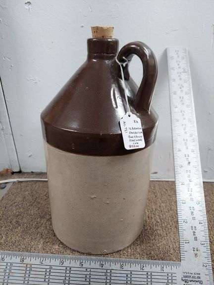 Stoneware Jug (1 gallon) Robinson Ransbottom Blue Crown image
