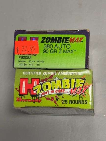 50 rounds Hornady Zombie Max 380 Auto image