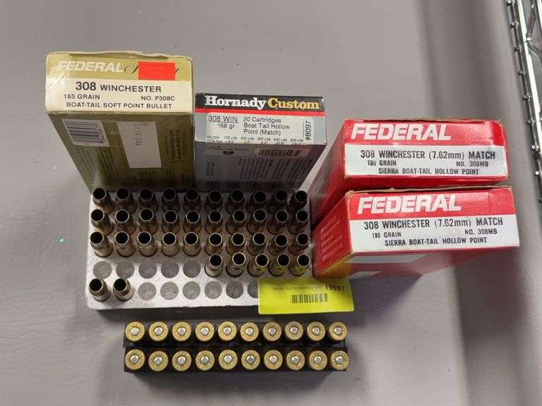 308 Winchester primed brass image