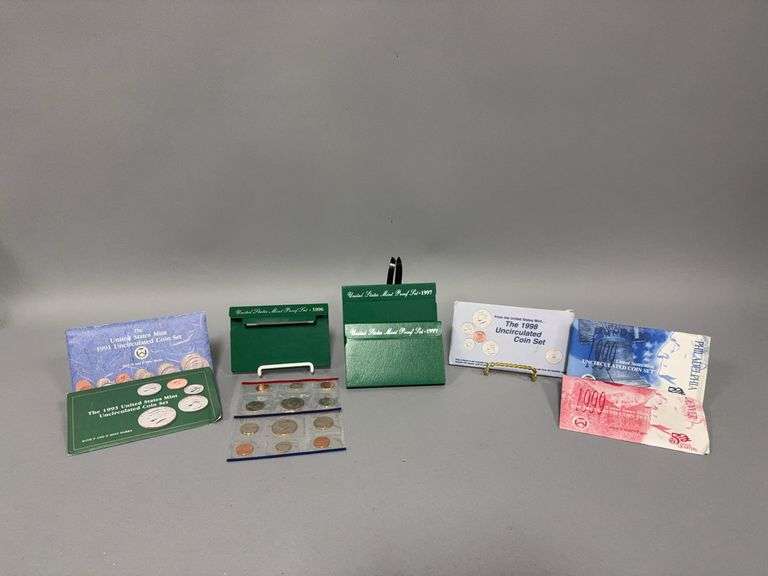 United States Mint Proof sets as shown image
