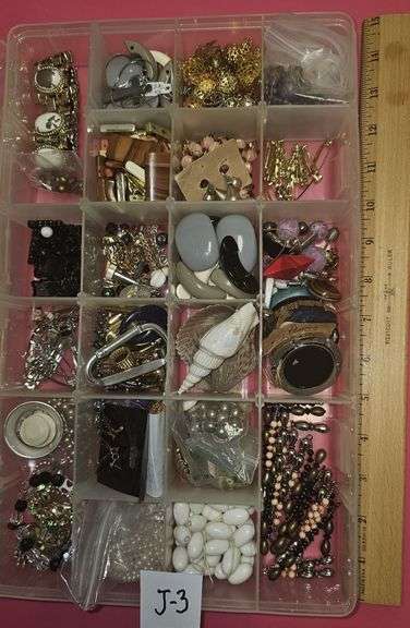 Jewelry tray lots tagged J-12,8,6,5,3 image