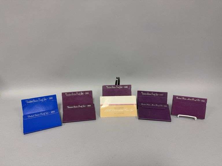 United States Mint Proof sets as shown image