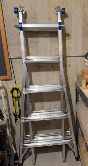 Werner MT 22 multi function folding ladder image