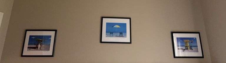 Three FL beach prints by Michael Jasonski (signed) image