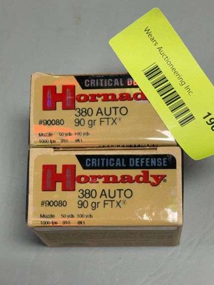 50 rounds Hornady 380 Auto image