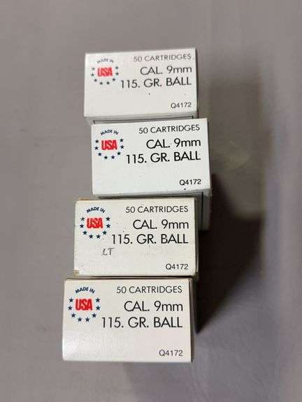 200 rounds 9mm ammo, factory load? image