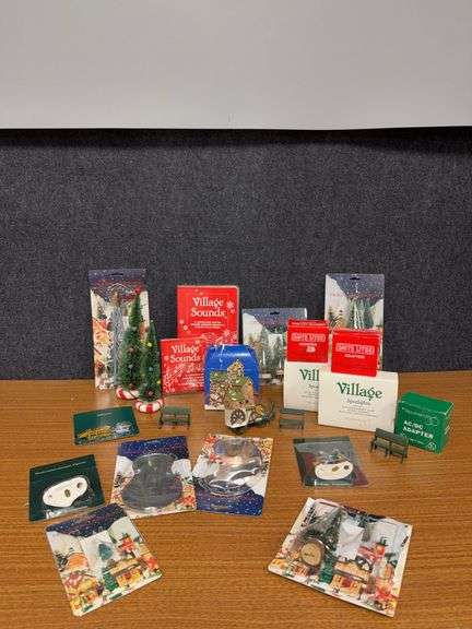 Copy paper box full of Dept 56 accessory pieces image