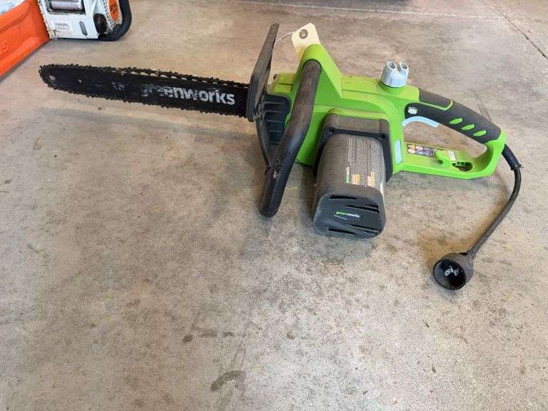 Greenworks 18" elec chainsaw image