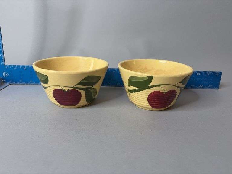 Two Kottman’s D-X Service Monona, IA watt bowls No.6 See photos for condition image