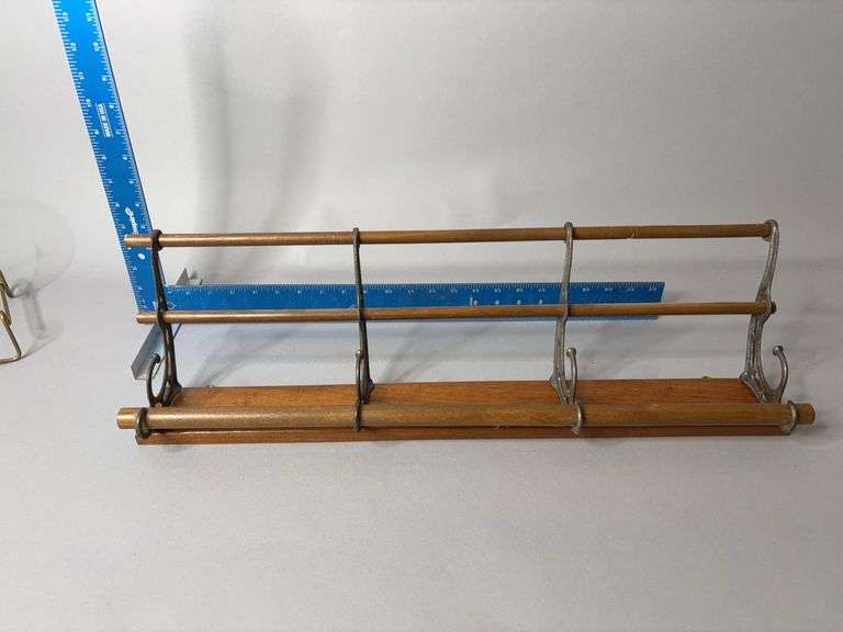 24” wall mount coat/hat/etc hanger image