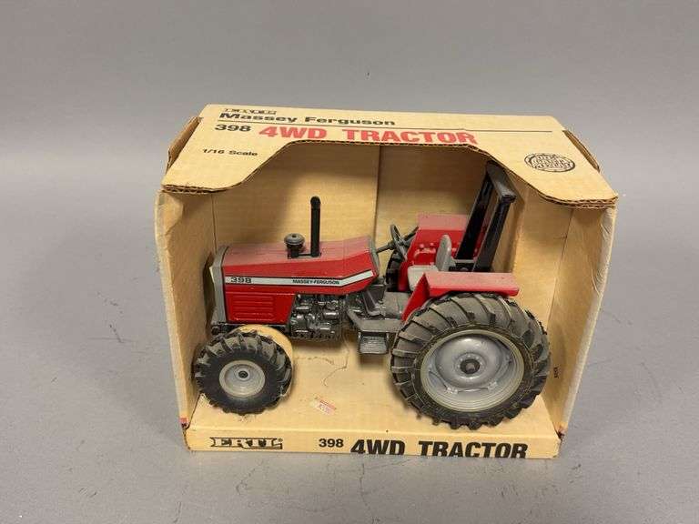 1:16 scale Ertl Massey Ferguson 398 4WD tractor image
