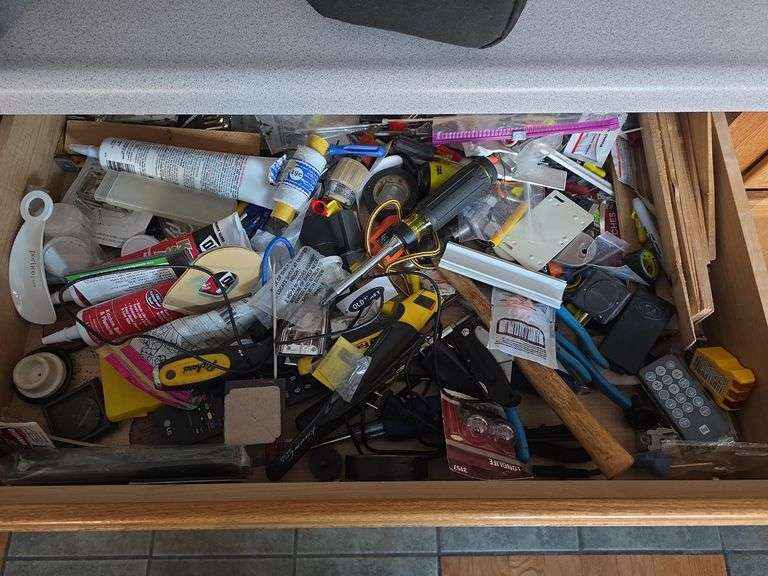 The everything drawer (Misc. hardware and small tools)-Bring box to pack image