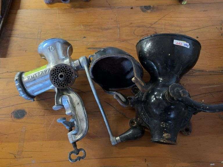 Enterprise No.10 grinder, Enterprise No.350 stuffer image