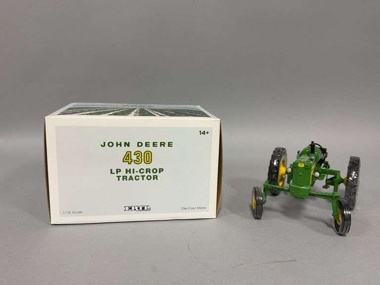 1:16 scale Ertl John Deere Model 430 LO Hi-Crop tractor Two Cylinder Club Expo XVIII 2008 image