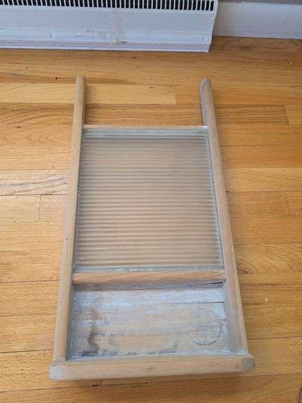 Antique washing board image