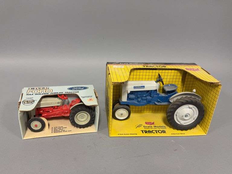 Ertl 1:16 scale Ford NAA Golden Jubilee tractor and Scale Models Ford 4000 image