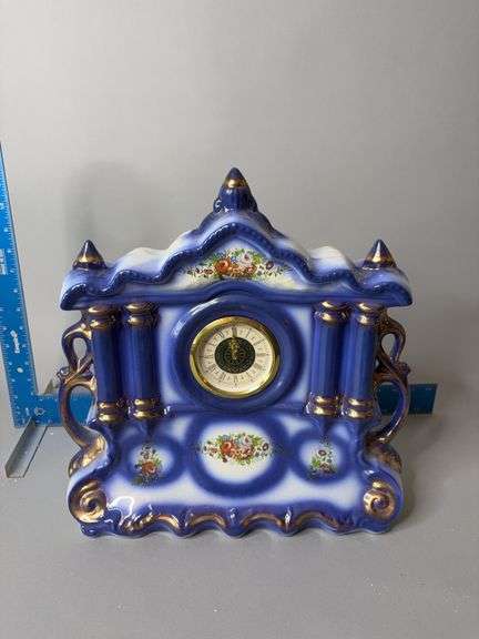 Made in West Germany porcelain clock image