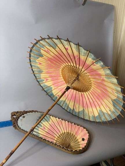 26x11 wall mirror and paper parasol image