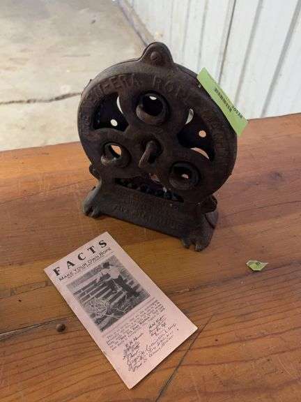 New Era Rope Machine Mfd by AD Long Fairfield Iowa and go along book image