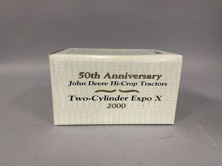 1:16 scale Ertl 50th Anniversary John Deere Model A Hi-Crop tractor 1950-1952 Two Cylinder Expo X 2000 image