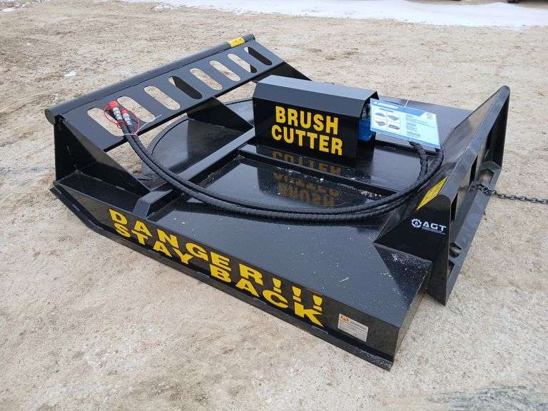 Skid Steer Brush Cutter	Mower King	SSRC	working width 72 in, Direct Drive Hydraulic Motor, Quick Attach, 790lbs. NOTE: GEAR BOX NEEDS OIL BEFORE USING image