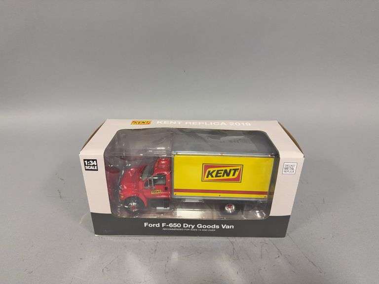 1:34 scale First Gear Kent Replica 2019 Ford F-650 Dry Goods Van image