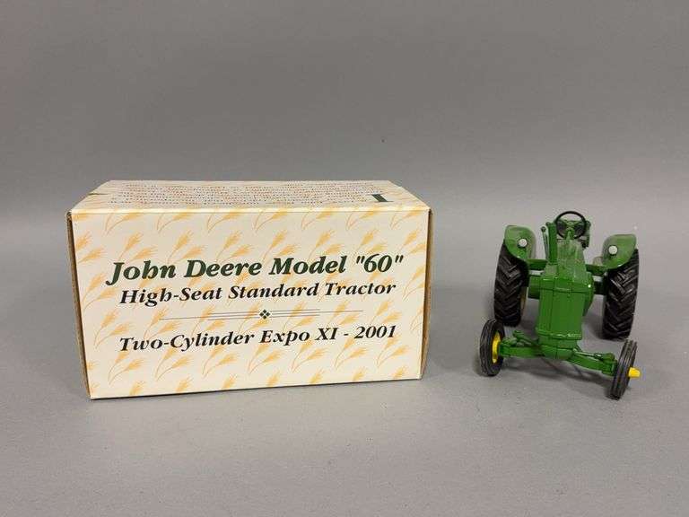 1:16 scale Ertl John Deere Model 60 High Seat Standard tractor 1955-1956 Two Cylinder Expo XI 2001 image