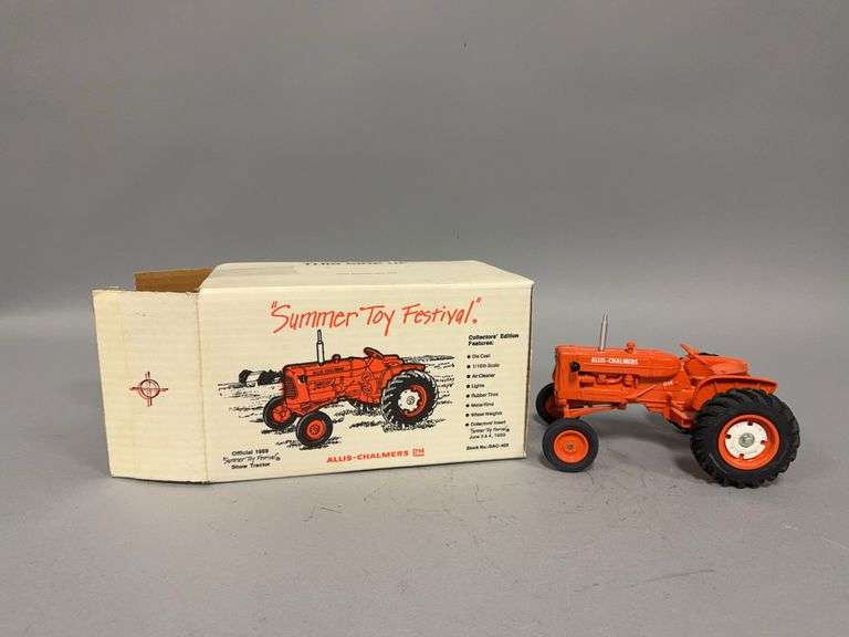 1:16 scale Spec-Cast Allis-Chalmers D14 tractor Official 1989 Summer Toy Festival for tractor image