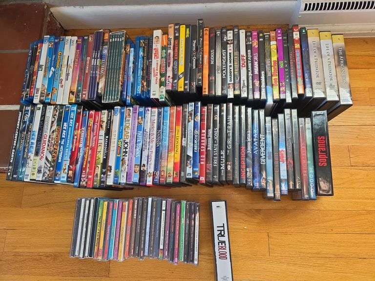 DVDs and CDs-Bring boxes to pack image