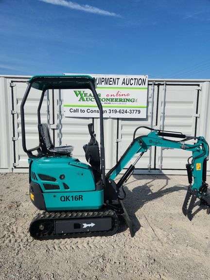 Mini Excavator	CFG		QK16R	RATO 15HP Bkt ,Hydraulic Thumb ,Front Fill Blade,Gasoline  Engine with EPA. SN QK16R202509271737 image