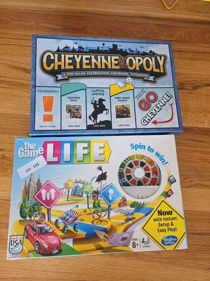 Cheyenne board game and the game of Life image