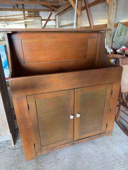 Pine Dry sink 19D x 40L x 47H image