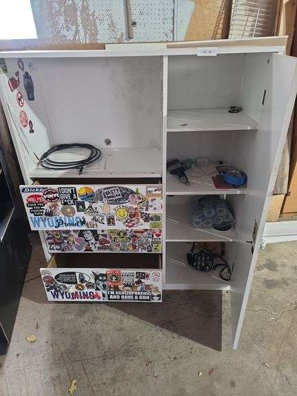 Cupboard 41X15X48 with stickers image