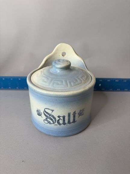Stoneware salt container image