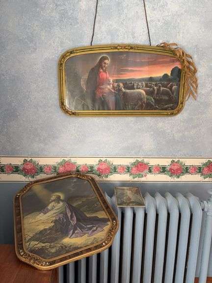 Three pieces religious art image