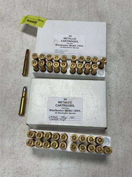 20 rounds of 30-30 Win, and 20 rounds of 32 Win Spl image