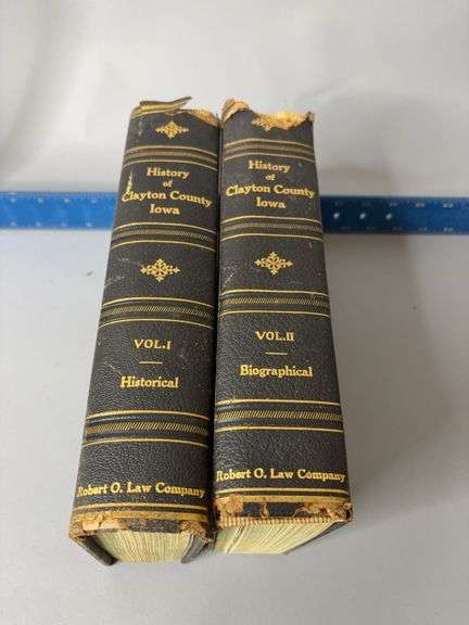 History of Clayton County Iowa Volumes I and II image