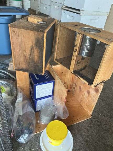 Bee keeping supplies, new stainless steel strainer, face net, Apiguard etc..