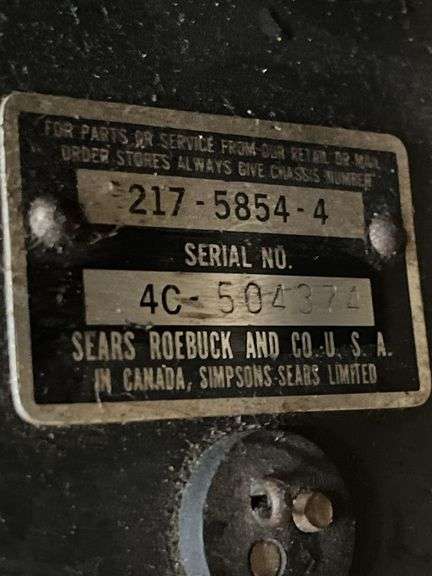 Sears 3hp outboard boat motor and stand