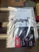 Ryobi 10” compound miter saw Model TS1342 mounted on Skil miter saw stand Model 3300MS