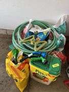 Garden chemical, fertilizer, ice melt, garden hose and sprayers