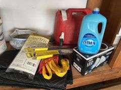 Garden and auto fluids and a few tools