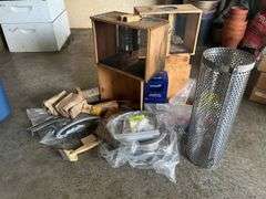 Bee keeping supplies, new stainless steel strainer, face net, Apiguard etc..