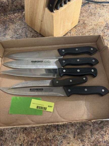 Paula Deen knives and knifeblock, plus other mixed cutlery