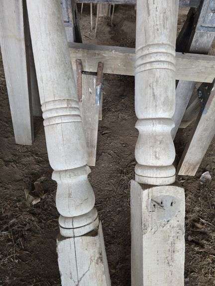 (2) 64"  porch posts
