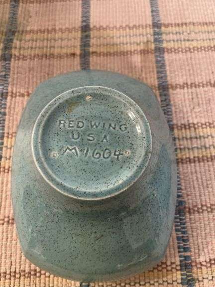 Red Wing art pottery 4 pcs