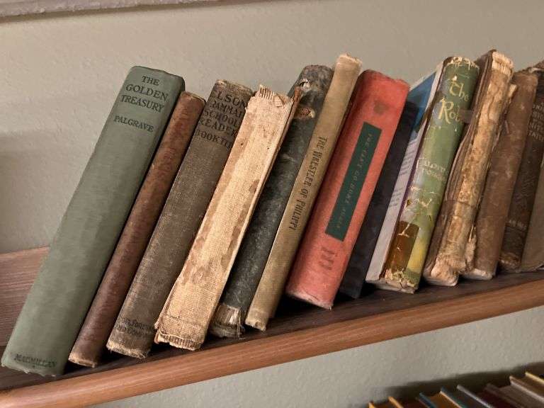 4 shelves of books Please see photos