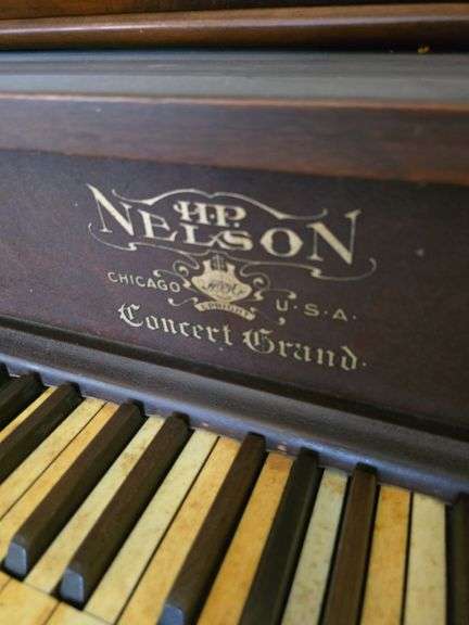 HP Nelson Concert Grand upright piano Nice condition! We will give the buyer 1 week to arrange removal, NOT during regular pick up time unless at the VERY last time