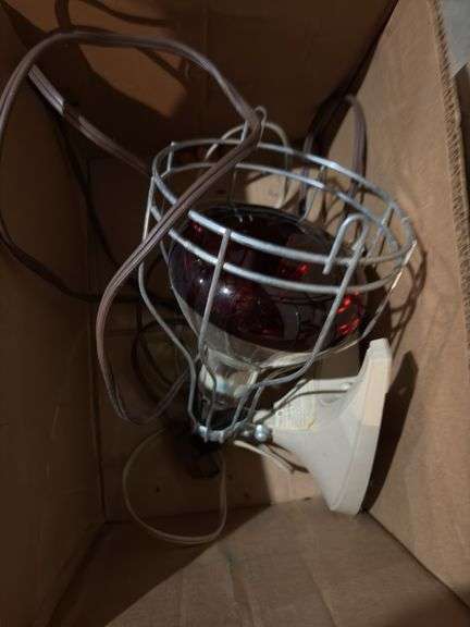 Prime heat lamp, appears to be NIB and another heat lamp