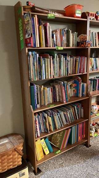 13D x 36L x 78H bookcase NO CONTENTS!!  THIS ITEM WILL NOT BE ABLE TO BE PICKED UP UNTIL 3:30-4PM!!